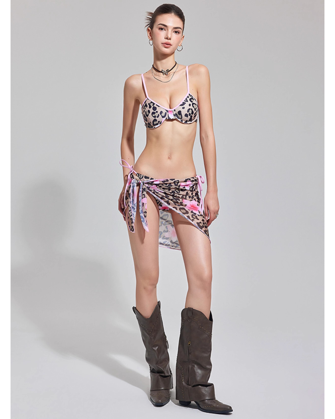 Leopard Bikini  [3-piece]