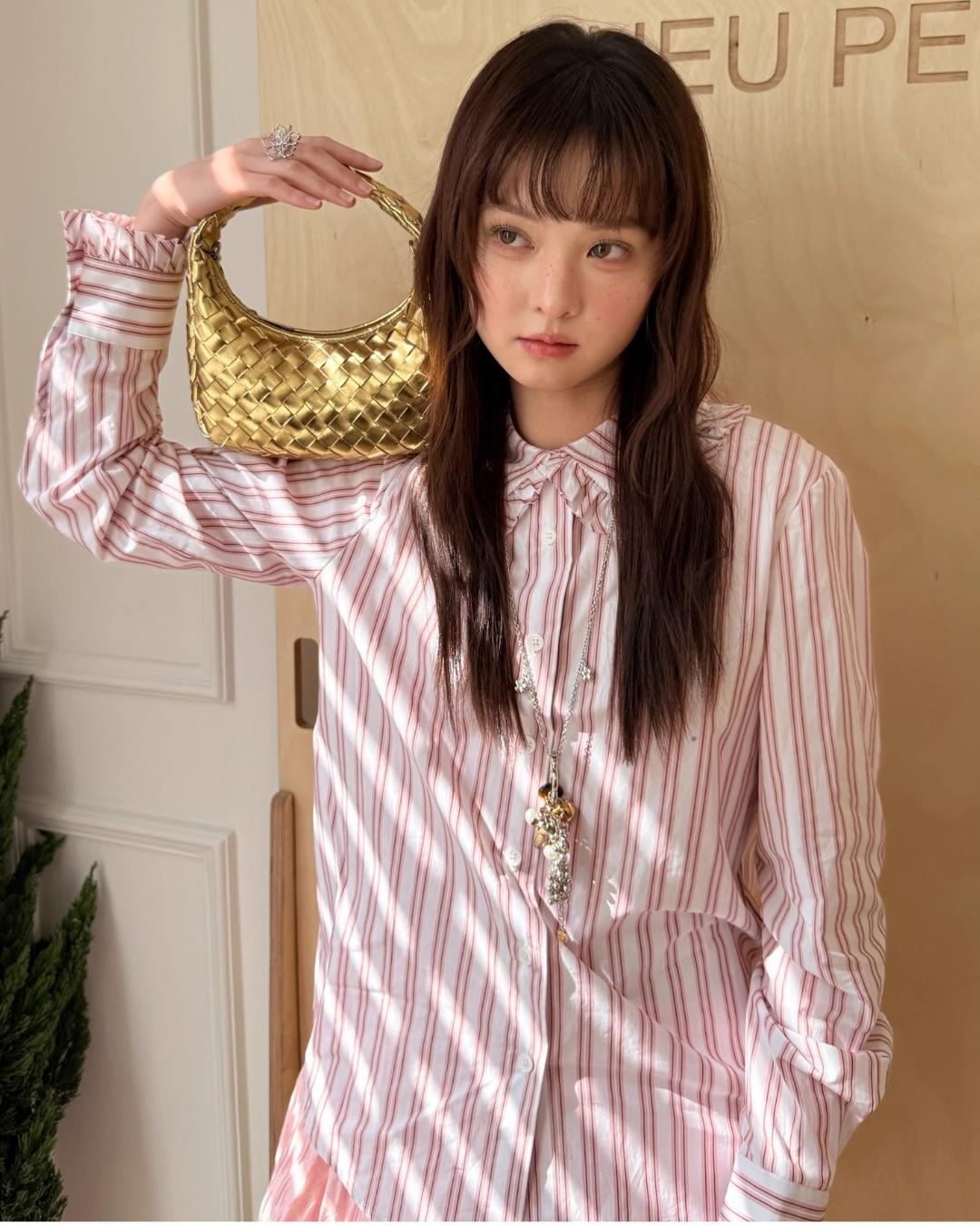 Woven Mini Hobo Bag
