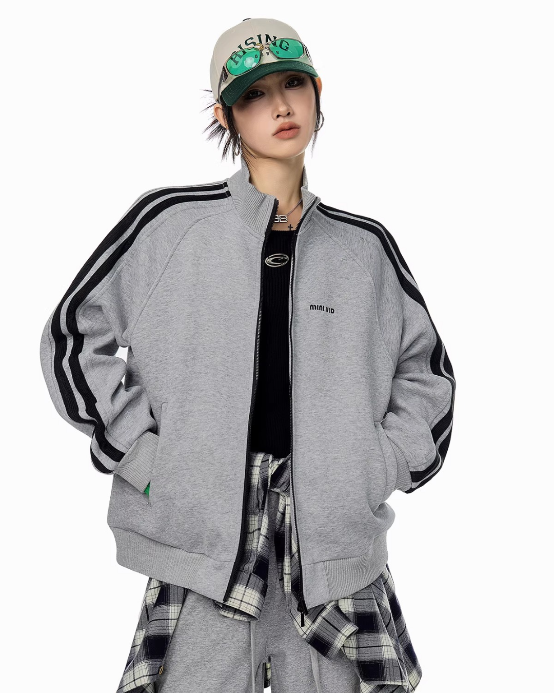 Oversized Track Zip