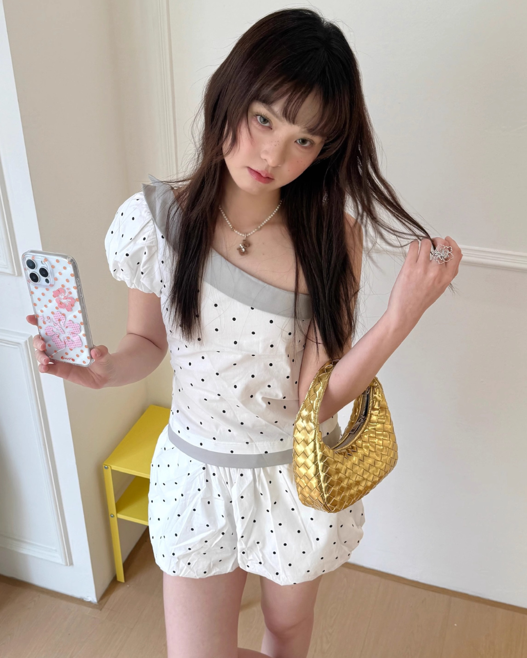 Woven Mini Hobo Bag
