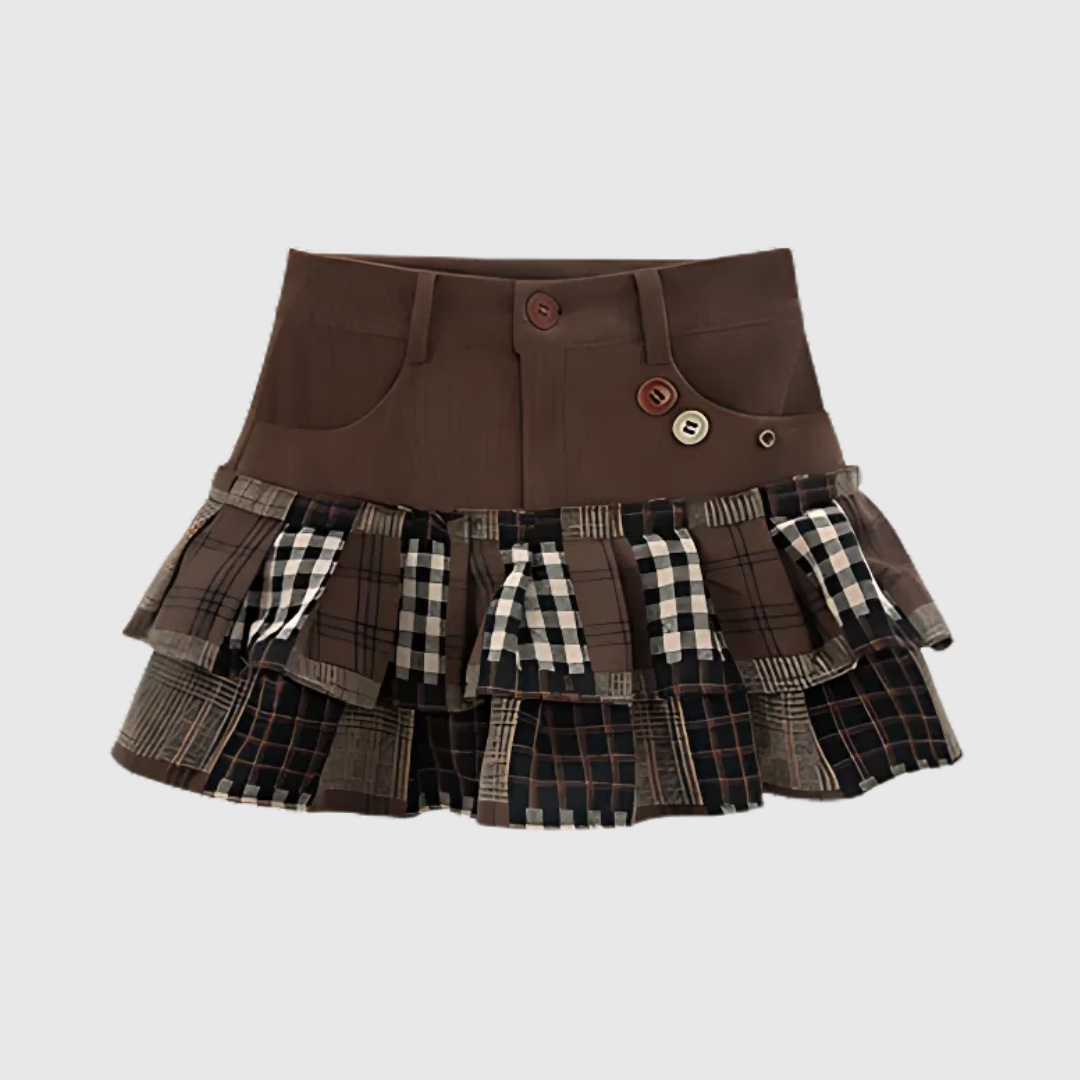 Brown Tulle Skirt