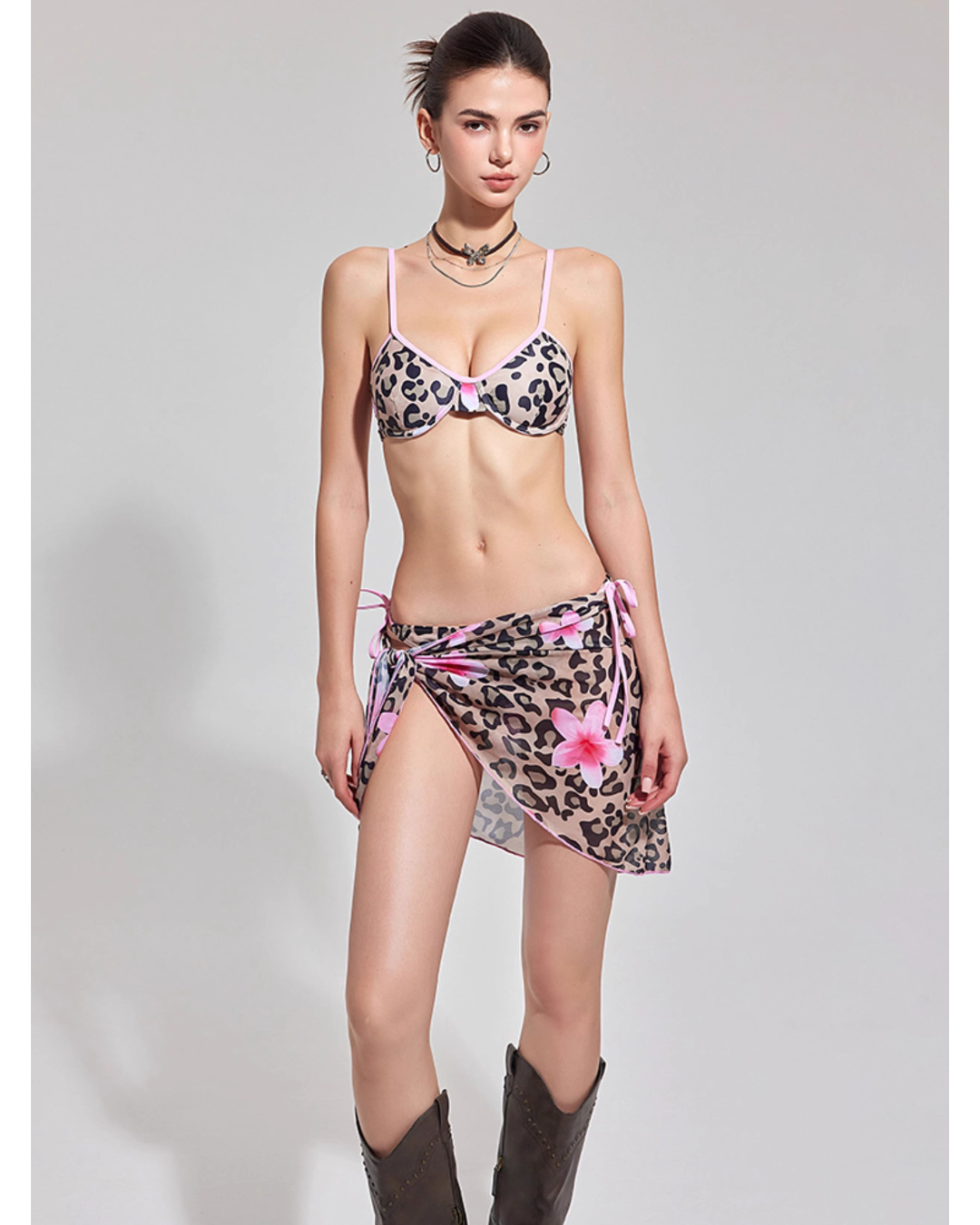 Leopard Bikini  [3-piece]