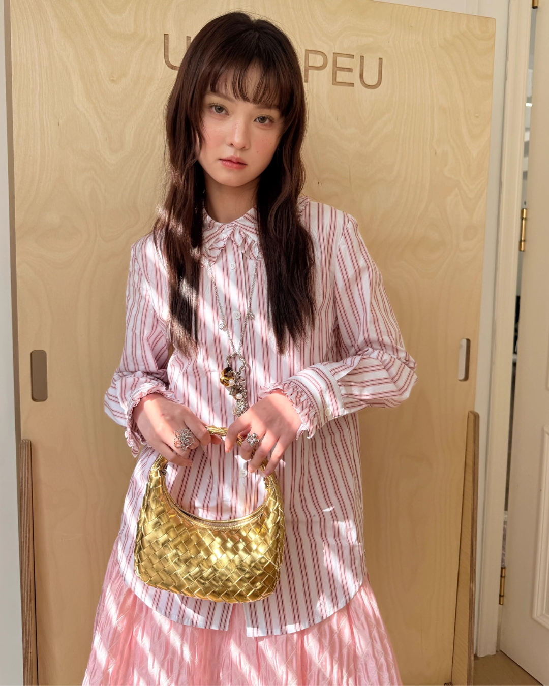 Woven Mini Hobo Bag
