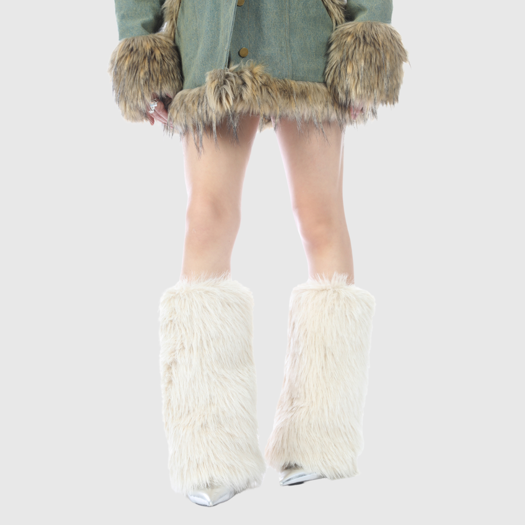 Faux Fur Leg Warmers