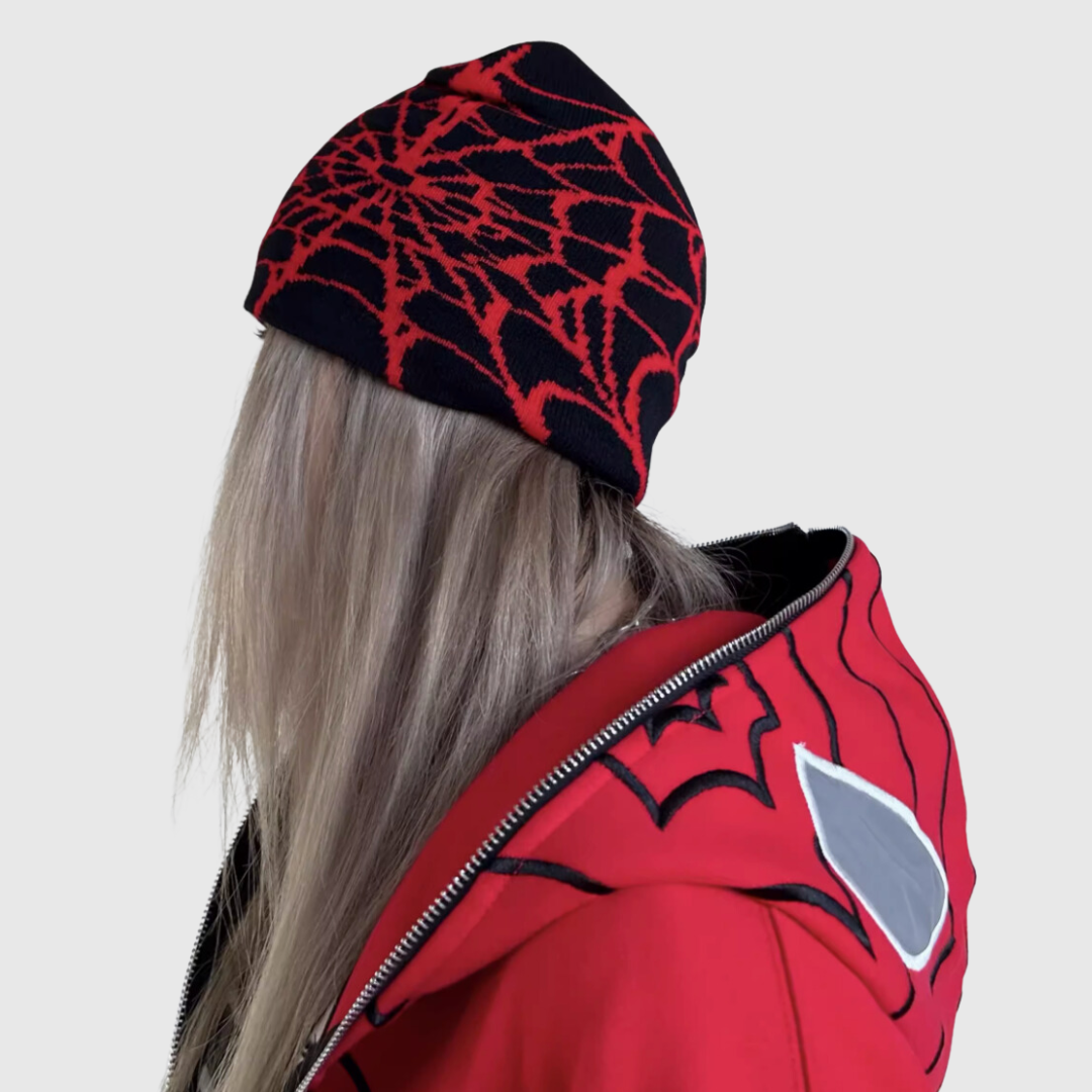 Spider Pattern Beanie