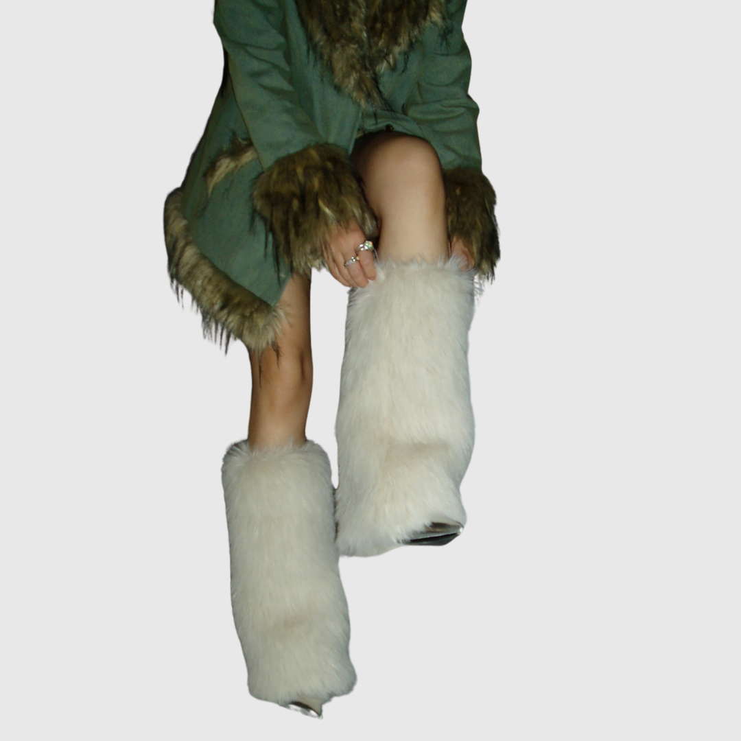 Faux Fur Leg Warmers