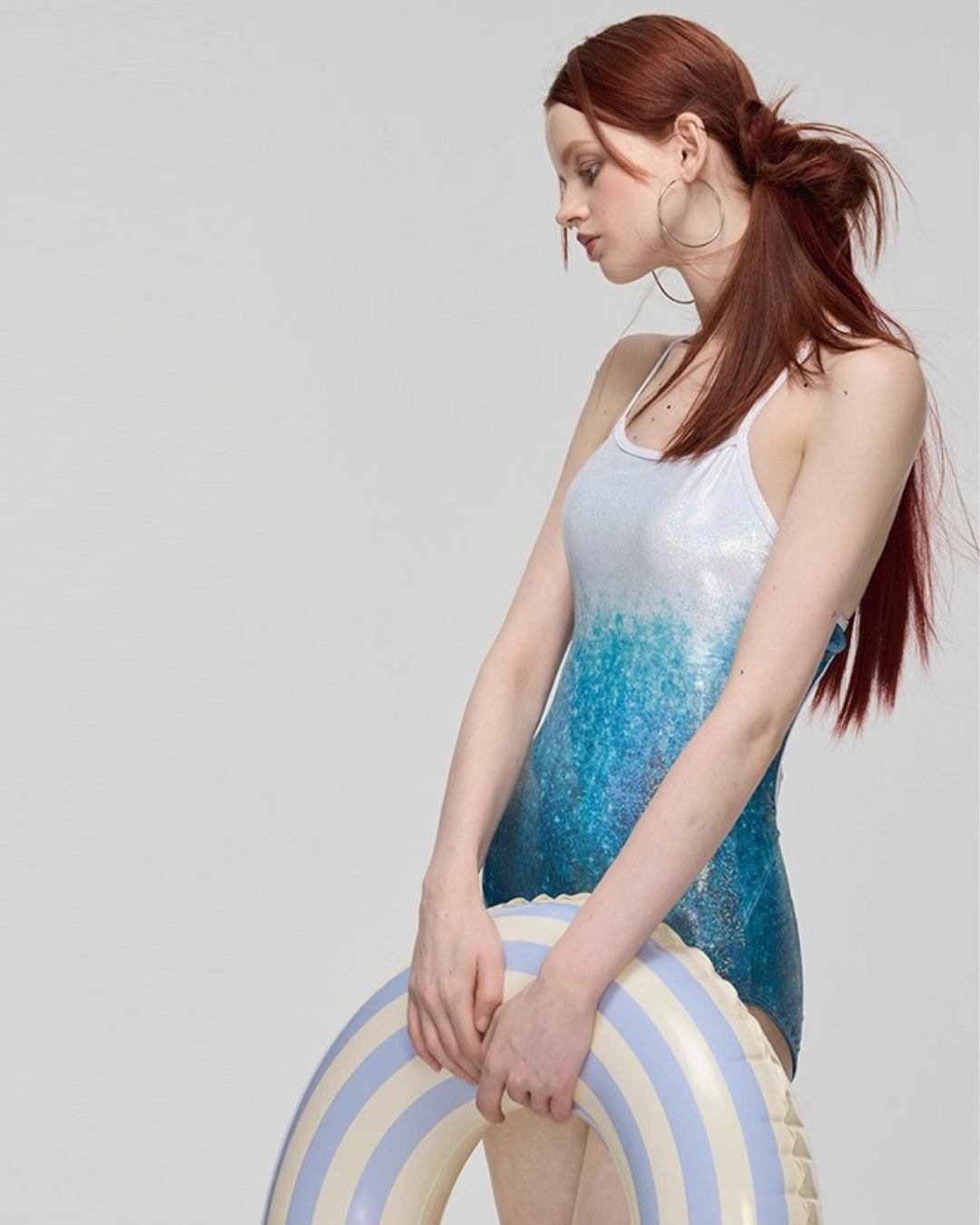 Glitter Gradation Swim Suit