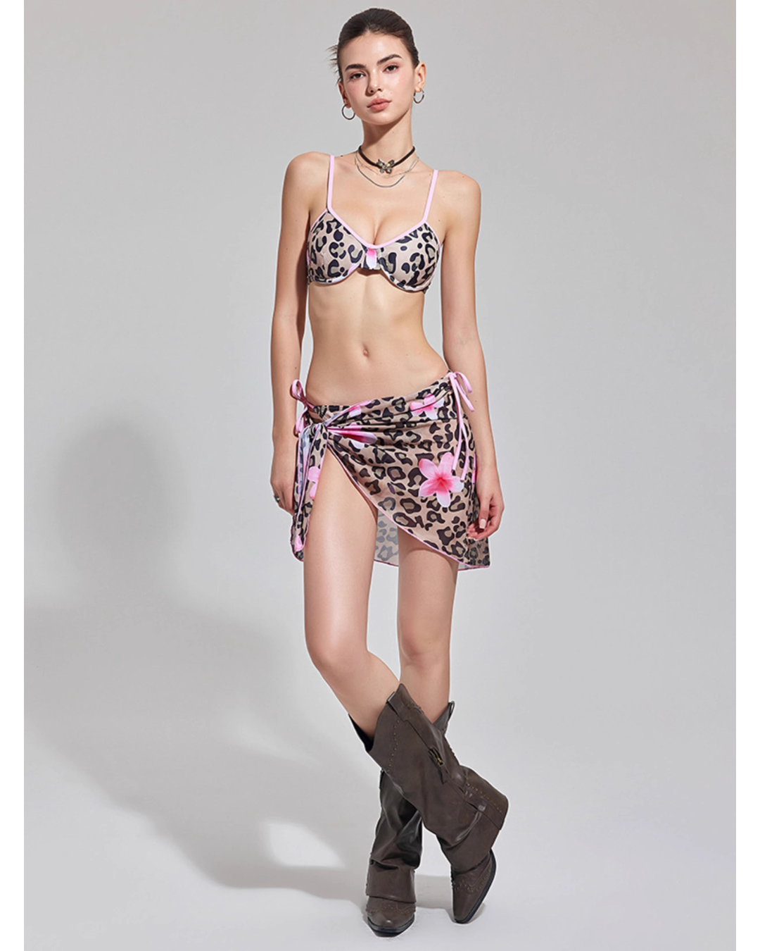Leopard Bikini  [3-piece]