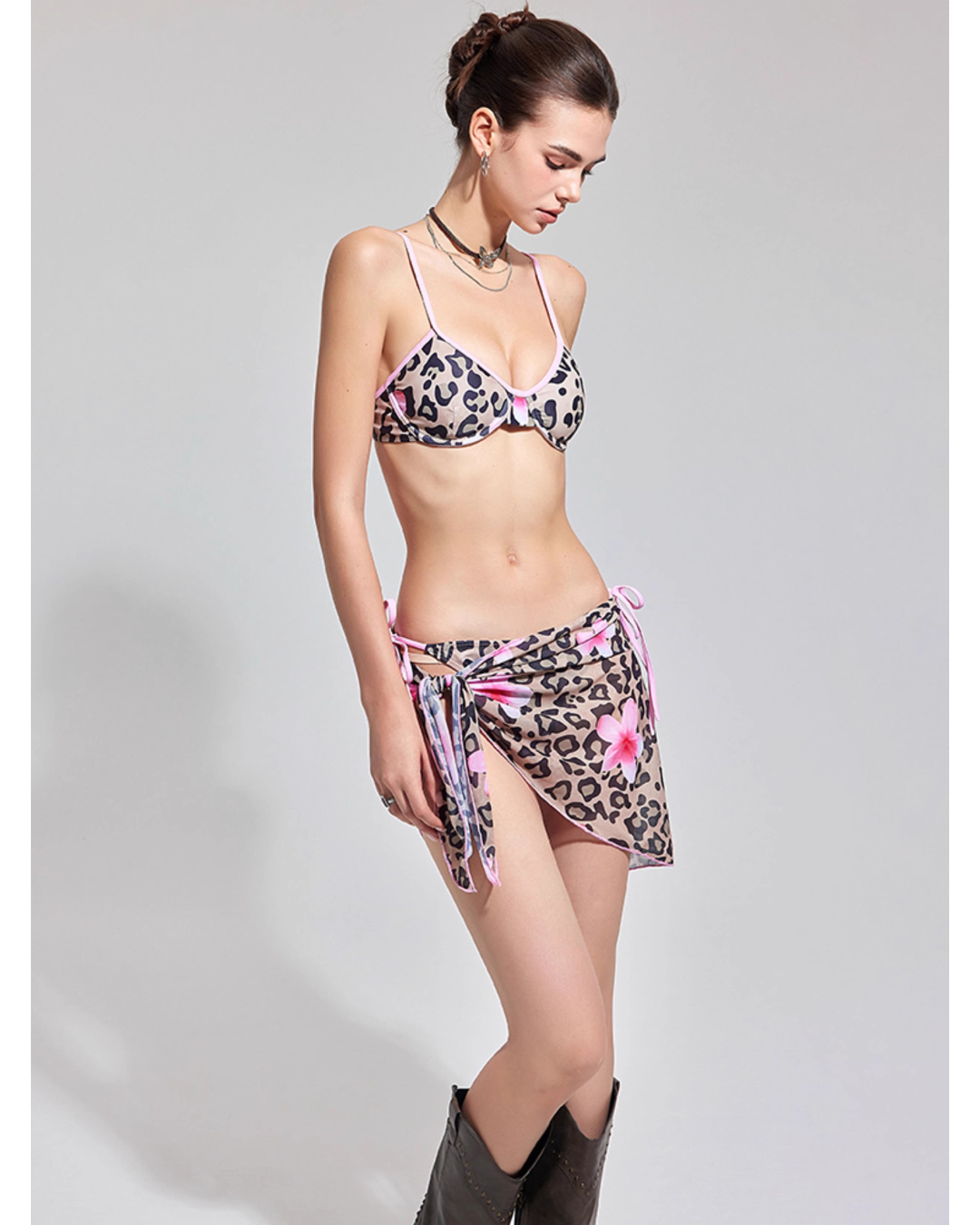 Leopard Bikini  [3-piece]