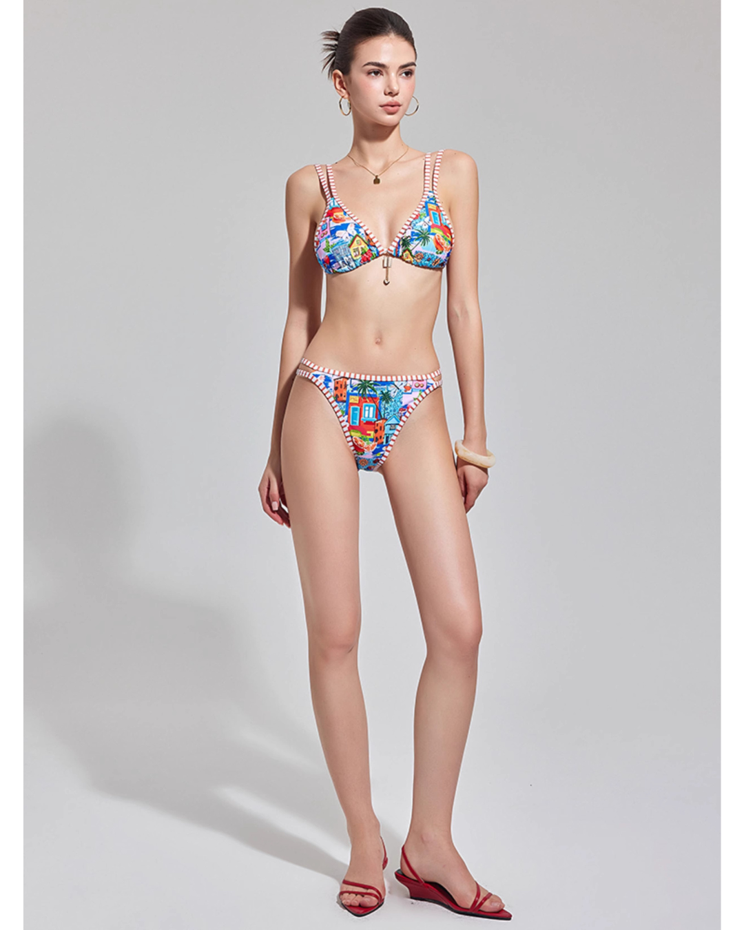 Pop Graphic Bikini [3-piece]