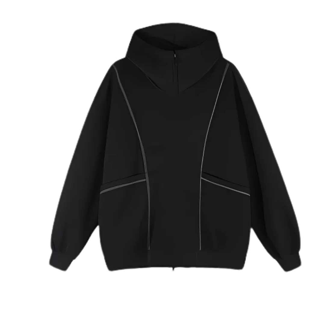 Heavy-Weight High Neck Hoodie