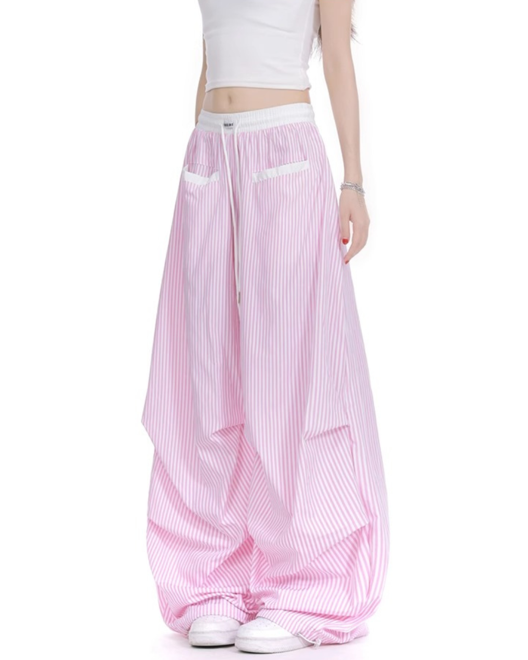 Wide Leg Stripe Shirt Pants Wide Leg Stripe Shirt Pants