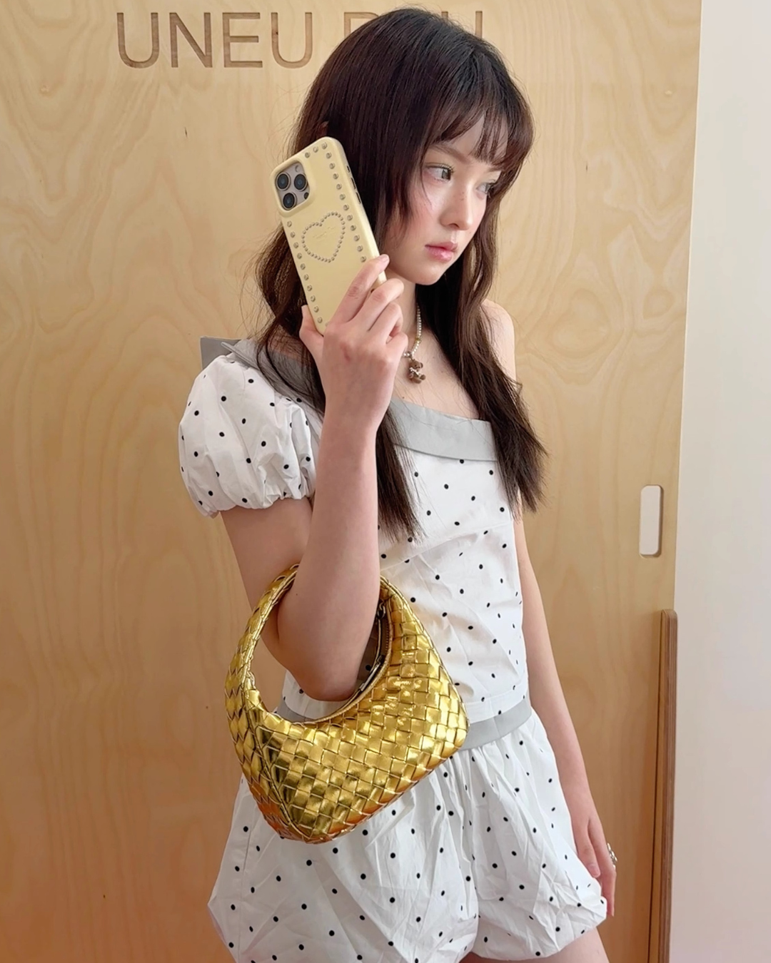 Woven Mini Hobo Bag