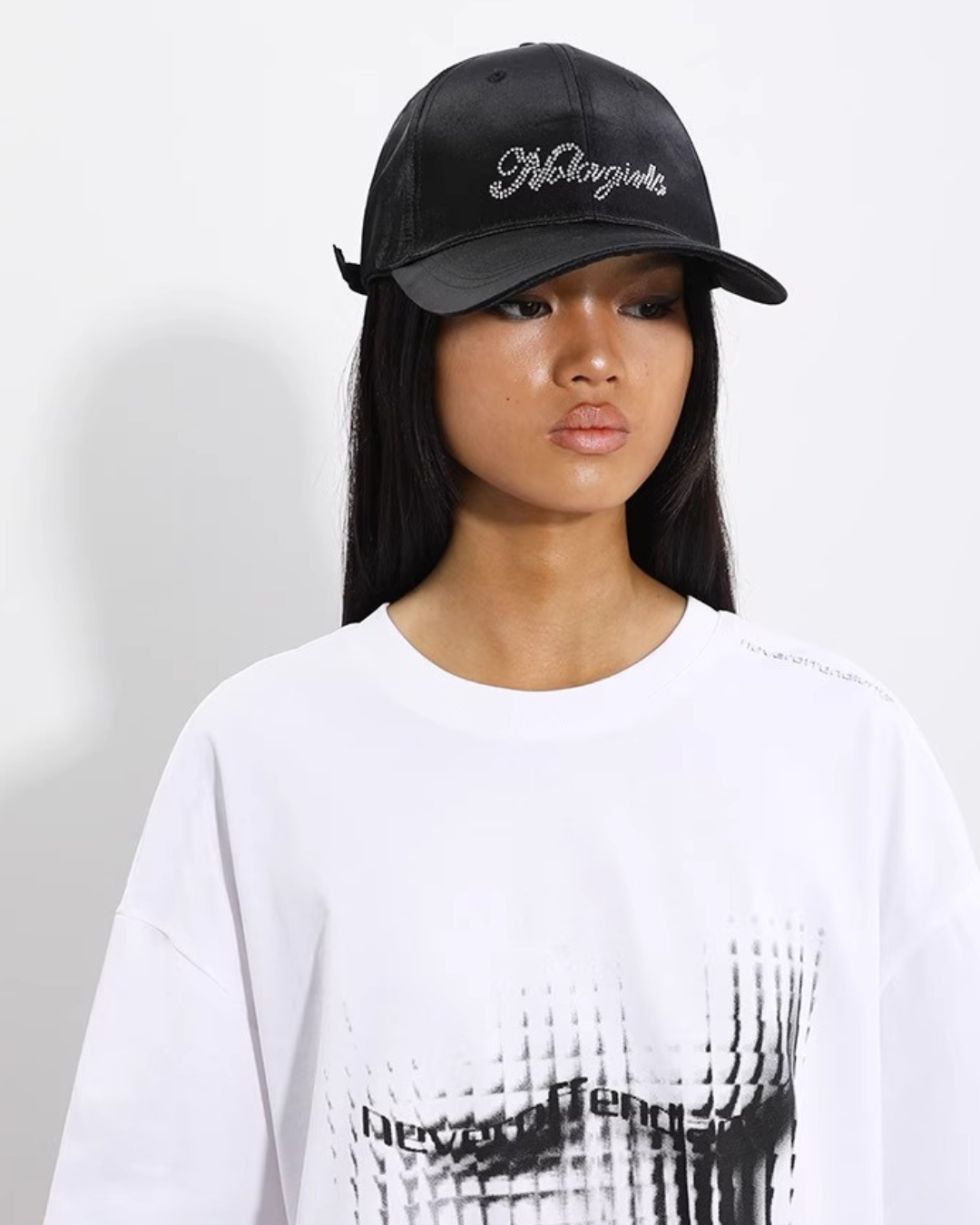 Satin Black Cap