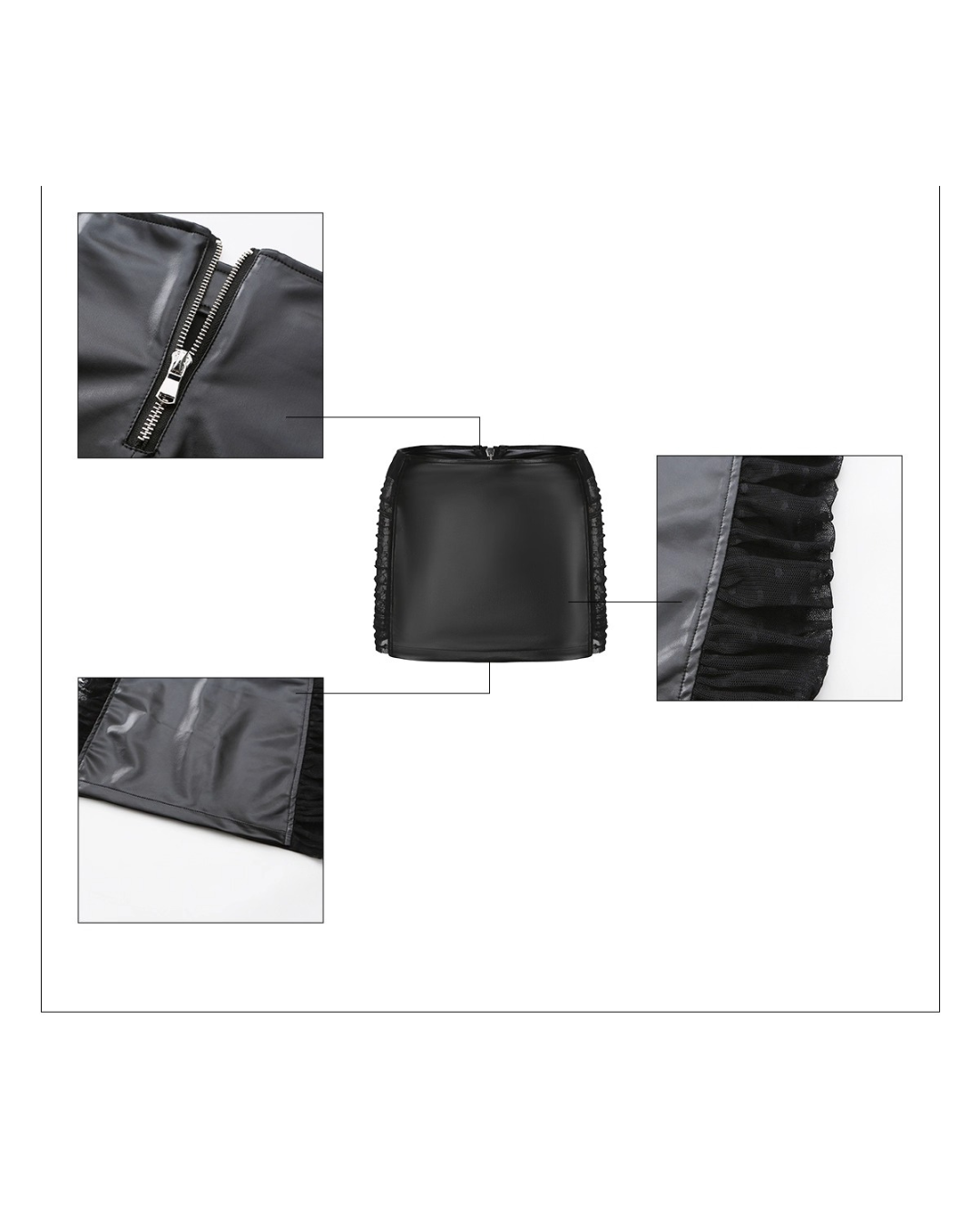 Vegan Leather Lingerie Set Up【SET-UP対応】