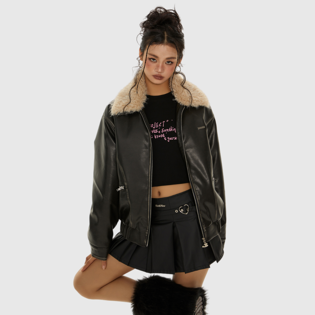 2WAY Flight Leather Jacket