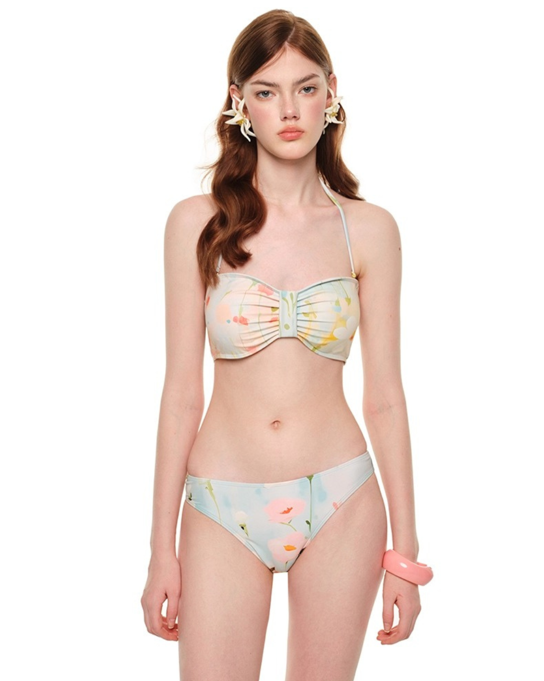 Mellow Frill Flower Swim Set [4-piece]