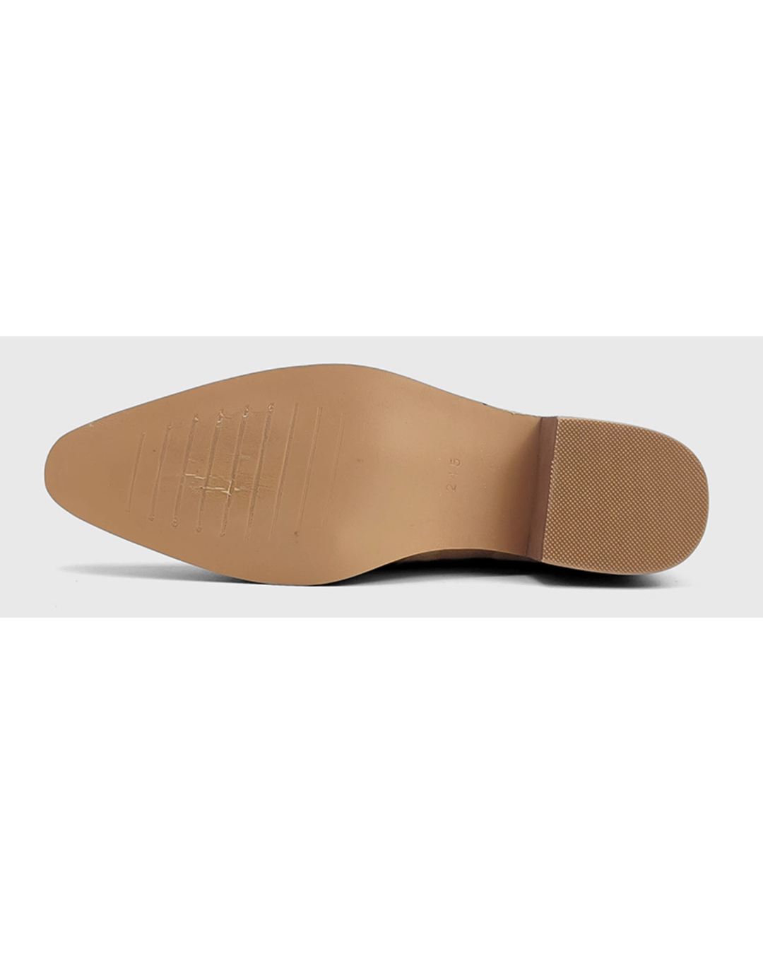 Star Cut Suede Western Boots[Beige]