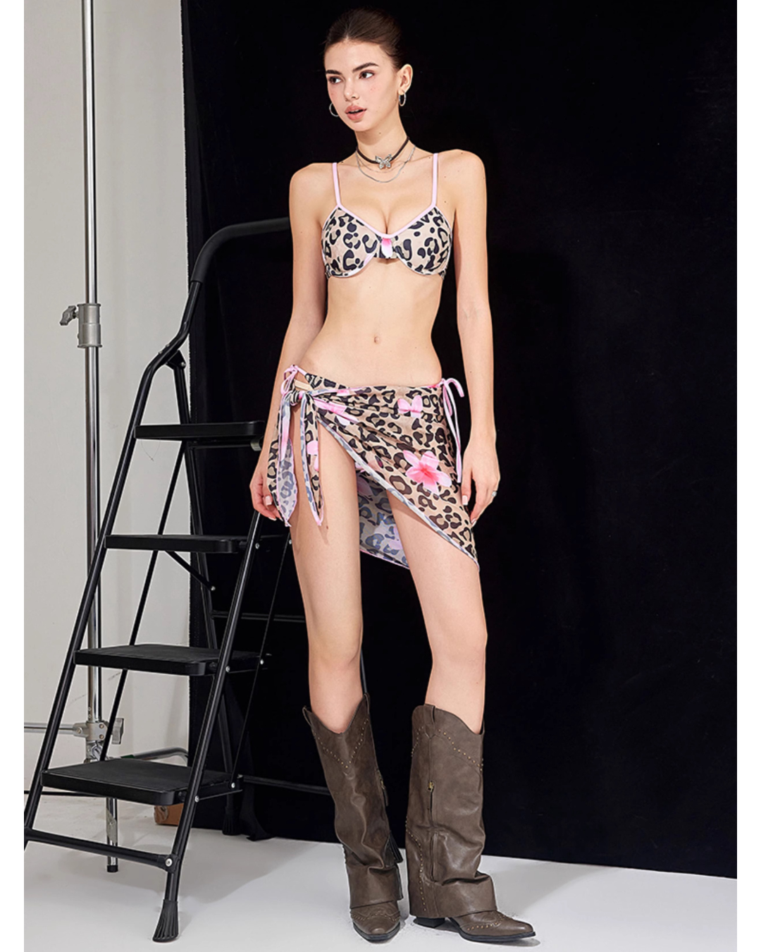 Leopard Bikini  [3-piece]