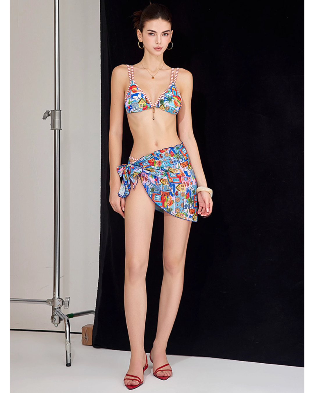 Pop Graphic Bikini [3-piece]