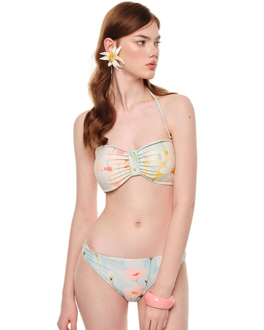 Mellow Frill Flower Swim Set [4-piece]