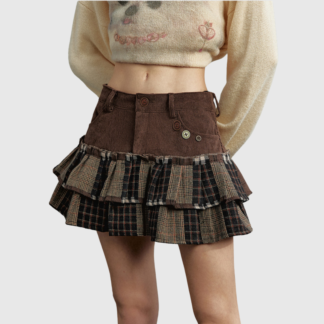 Brown Tulle Skirt