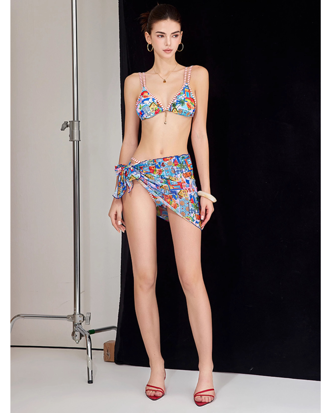 Pop Graphic Bikini [3-piece]
