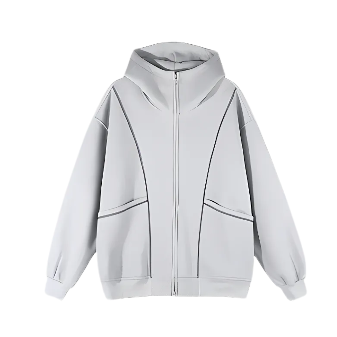 Heavy-Weight High Neck Hoodie